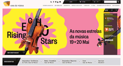 Desktop Screenshot of casadamusica.com